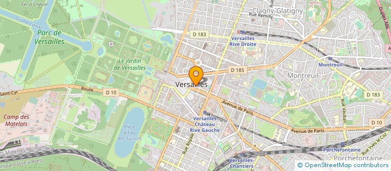 localisation de l'entreprise COM PREINVENTAIRE RICHESSE YVELINES à VERSAILLES
