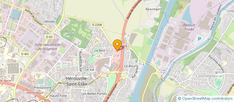 localisation de l'entreprise COM PRIVEE à CAEN