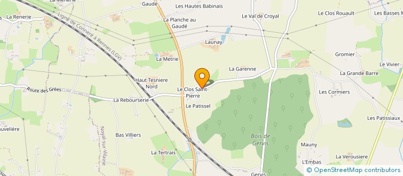 localisation de l'entreprise COM PROJECT  SAINT-LUNAIRE