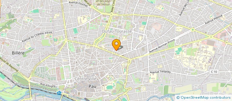 localisation de l'entreprise COM'PROMIS à PAU