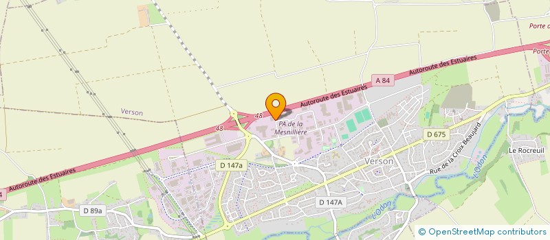 localisation de l'entreprise COM.PUB  VERSON