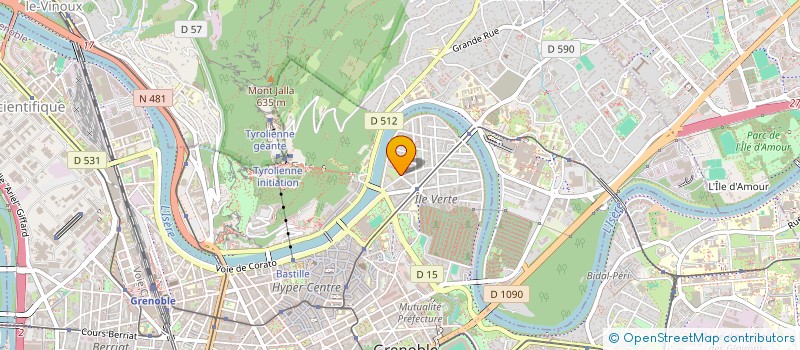 localisation de l'entreprise COM. RADIO à GRENOBLE