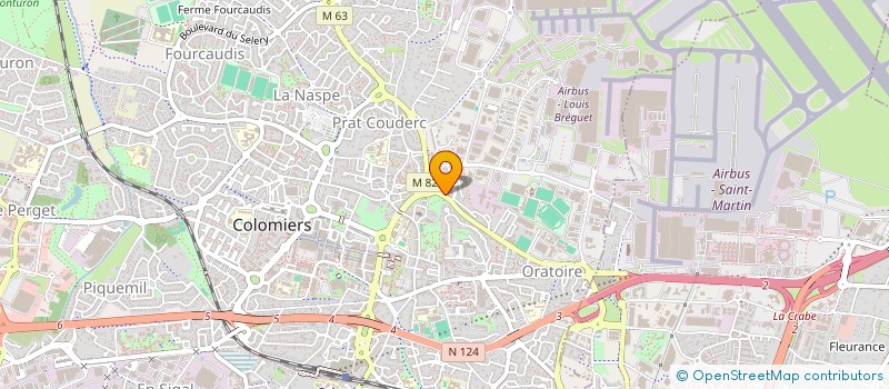 localisation de l'entreprise COM REG M PYR FSGT(FED SPORT GYM TRAV) à COLOMIERS