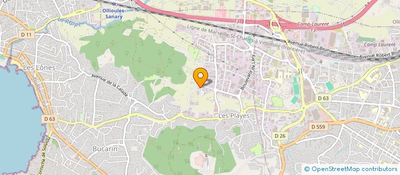 localisation de l'entreprise @COM.REGION SUD SOCIETE D'EXPERTISE COMPTABLE à SIX-FOURS-LES-PLAGES