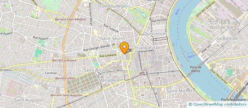 localisation de l'entreprise COM REINSERTION SOCIALE DES TOXICOMANES à BORDEAUX