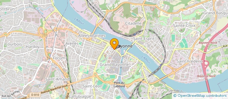 localisation de l'entreprise COM REVOLUTION à BAYONNE