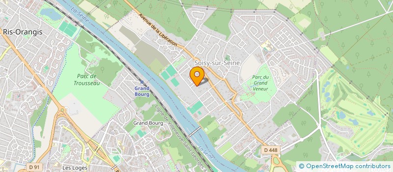 localisation de l'entreprise COM & RSE  SOISY-SUR-SEINE