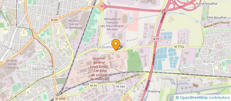 localisation de l'entreprise COM S.E  CLERMONT-FERRAND