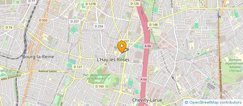 localisation de l'entreprise COM. SAT. INTERNATIONAL  L'HAY-LES-ROSES