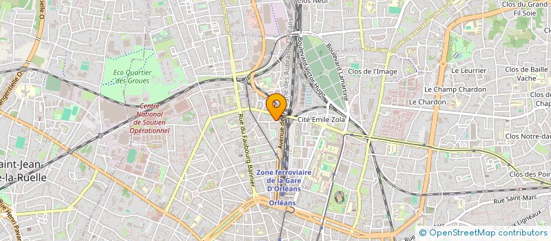 localisation de l'entreprise COM'SIGNES CENTRE VAL DE LOIRE à ORLEANS