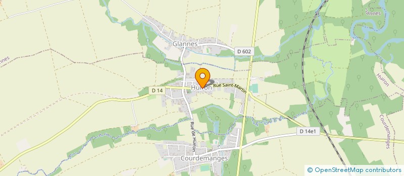 localisation de l'entreprise COM SYND GEST FORET IND COMMUNES ....... à HUIRON
