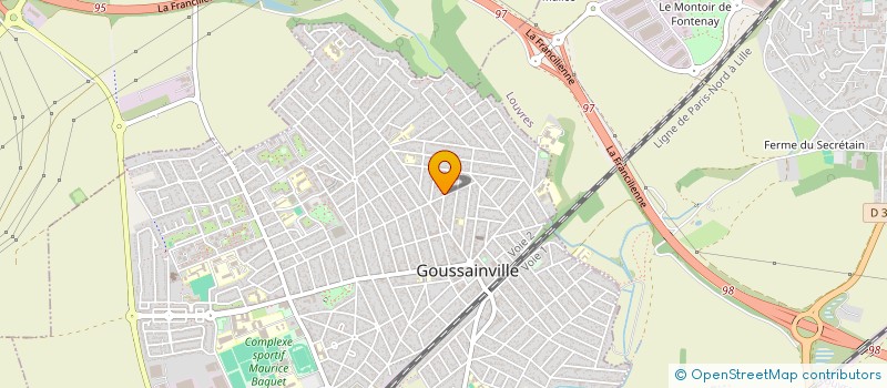 localisation de l'entreprise COM-SYSTEMS à GOUSSAINVILLE