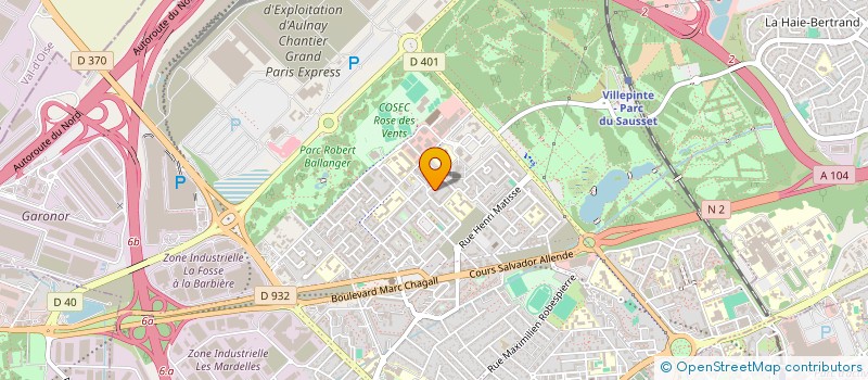localisation de l'entreprise COM . TEL à AULNAY-SOUS-BOIS