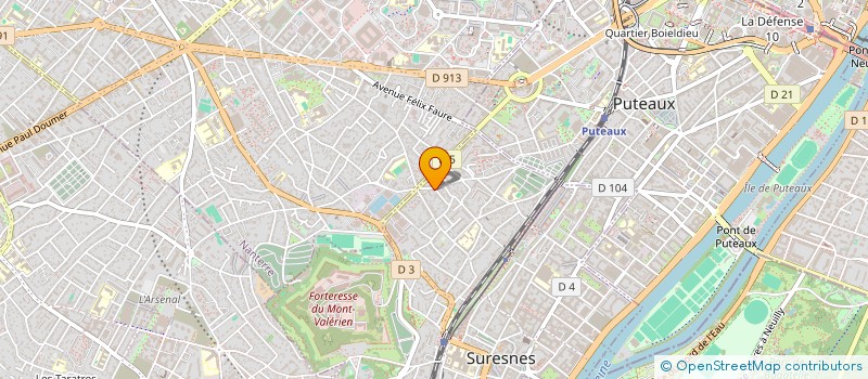 localisation de l'entreprise COM' TO EVENT à SURESNES