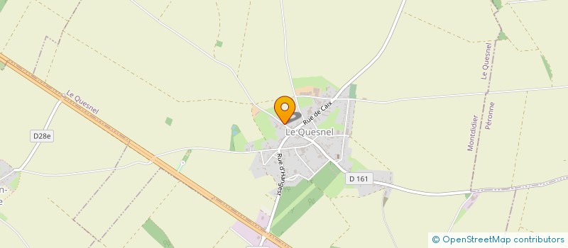 localisation de l'entreprise COM'TOIT  LE QUESNEL