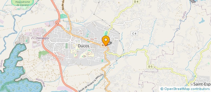 localisation de l'entreprise COM@TOUT à DUCOS