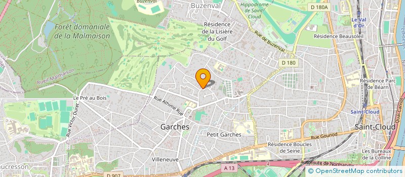 localisation de l'entreprise COM' UN COLIBRI à GARCHES