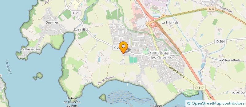 localisation de l'entreprise COM' UNE IMAGE  SAINT-JOUAN-DES-GUERETS