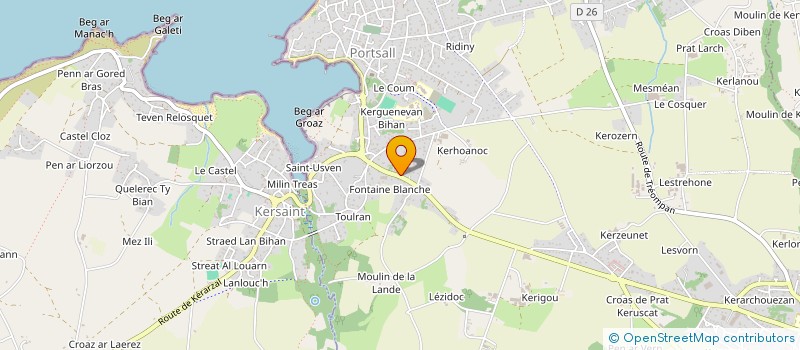 localisation de l'entreprise COM UNICA à PLOUDALMEZEAU