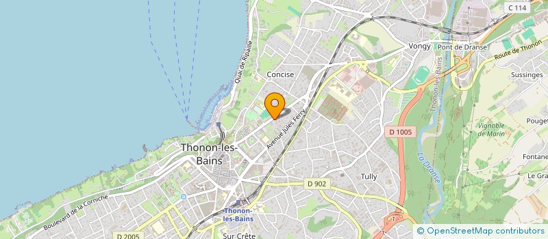 localisation de l'entreprise COM UNIK à THONON-LES-BAINS