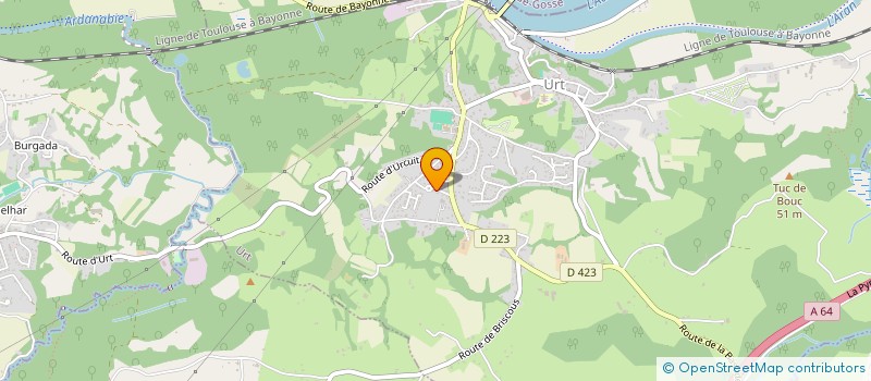 localisation de l'entreprise COM UNIMAGE  URT