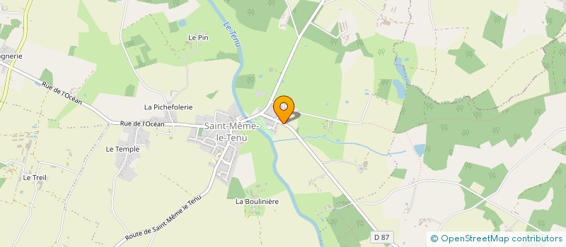 localisation de l'entreprise COM'UNIQUE à MACHECOUL-SAINT-MEME