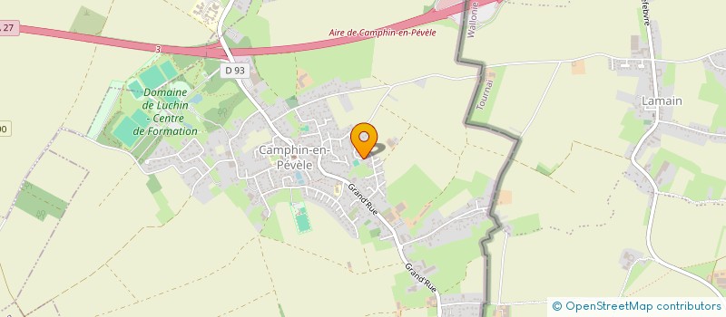 localisation de l'entreprise COM'UP PRINTING à CAMPHIN-EN-PEVELE