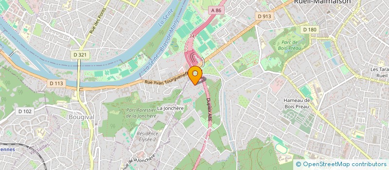 localisation de l'entreprise COM UP SARL à RUEIL-MALMAISON