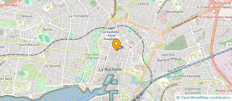 localisation de l'entreprise COM'UT  LA ROCHELLE