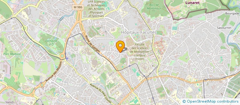 localisation de l'entreprise COM VISA à MONTPELLIER