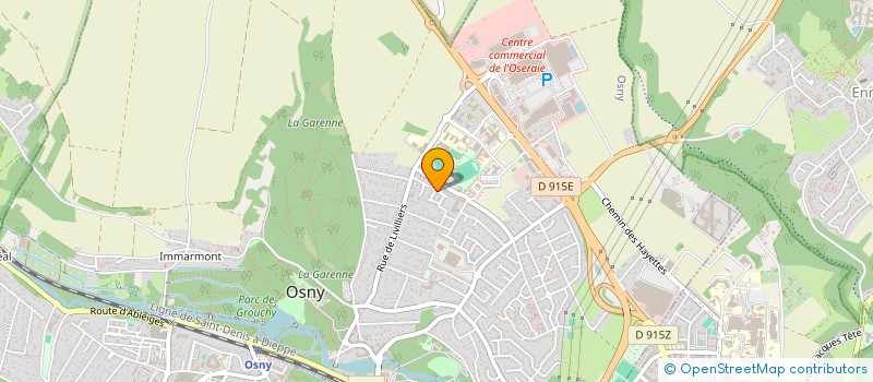 localisation de l'entreprise COM'WORK  OSNY