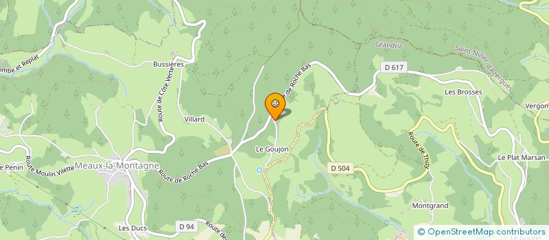 localisation de l'entreprise COM2YOU  MEAUX-LA-MONTAGNE