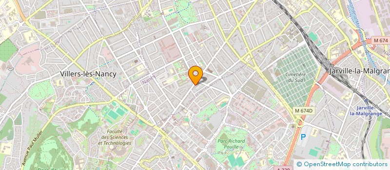 localisation de l'entreprise COMA  NANCY