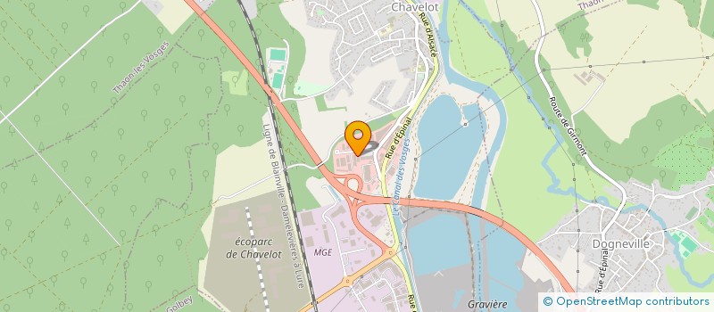 localisation de l'entreprise COMABAT à CHAVELOT