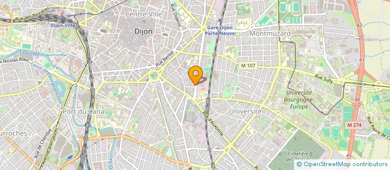 localisation de l'entreprise COMABE à DIJON