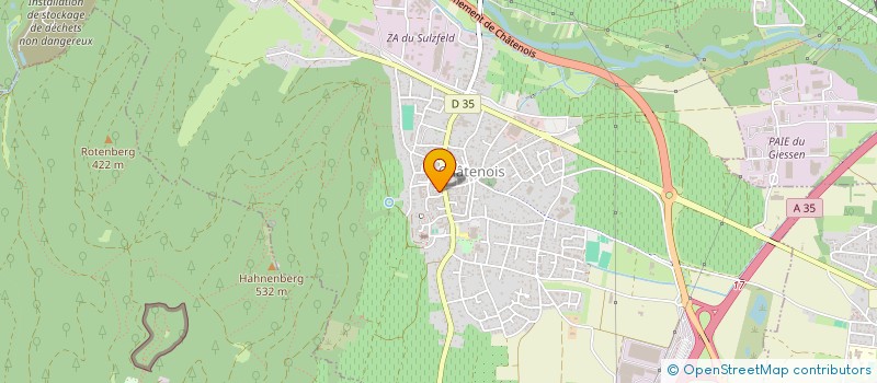 localisation de l'entreprise COMABOIS à CHATENOIS