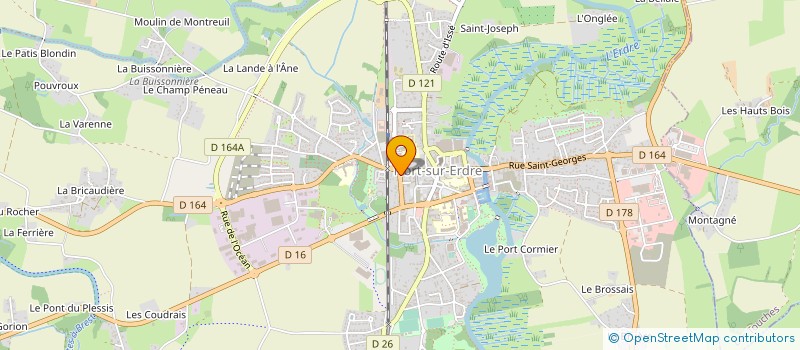 localisation de l'entreprise COMAC à NORT-SUR-ERDRE