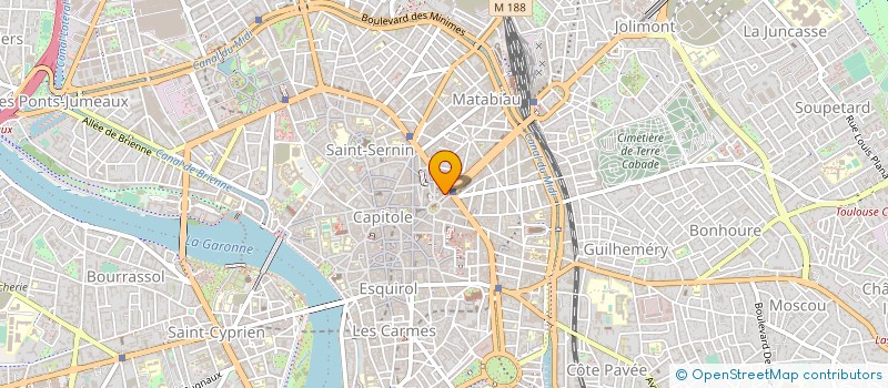 localisation de l'entreprise COMACAZERES.COM à TOULOUSE