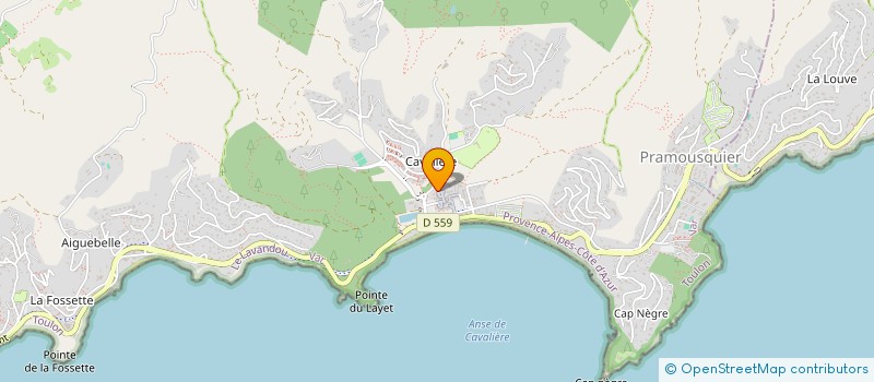 localisation de l'entreprise COMACLE à LE LAVANDOU