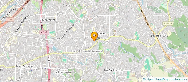 localisation de l'entreprise COMACY IMMO à MARSEILLE