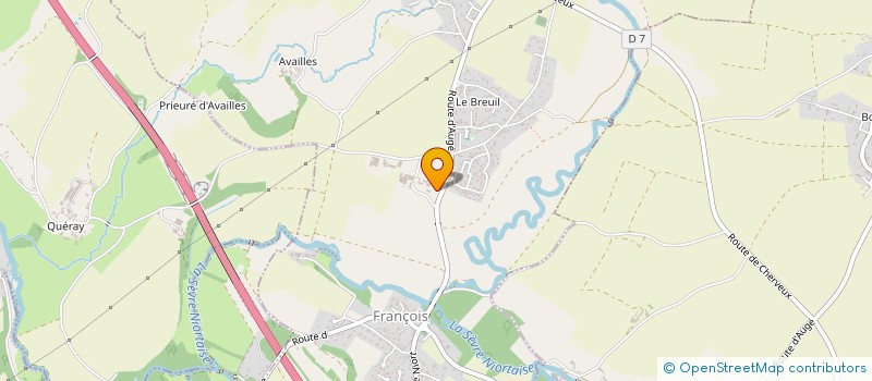 localisation de l'entreprise COMAD  FRANCOIS