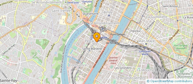 localisation de l'entreprise COMADEQUAT COMPANY à LYON