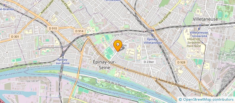 localisation de l'entreprise COMADY IMMO à EPINAY-SUR-SEINE