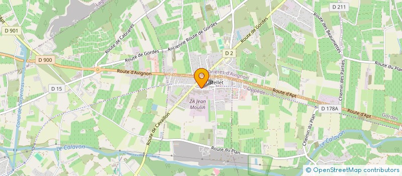 localisation de l'entreprise COMAG  MENERBES