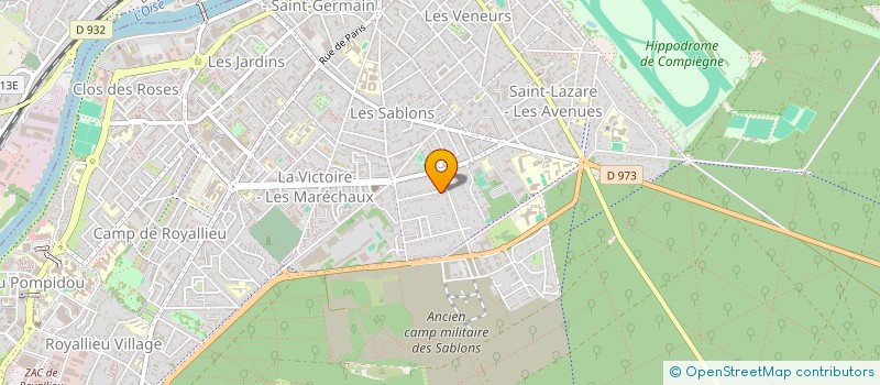 localisation de l'entreprise COMAG  COMPIEGNE