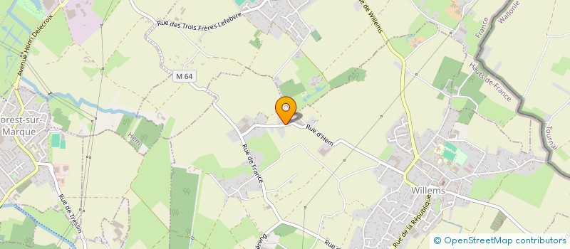 localisation de l'entreprise COMAGAN à WILLEMS