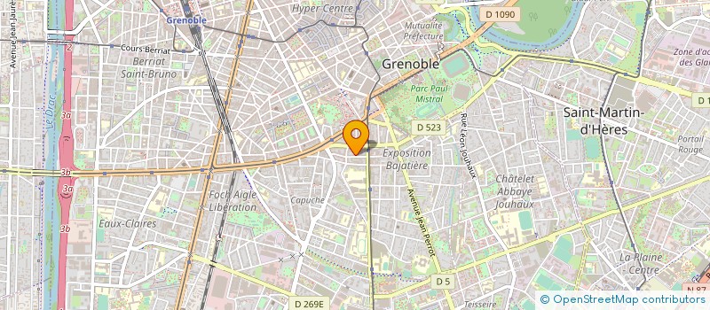 localisation de l'entreprise COMAGES  GRENOBLE