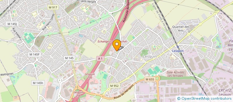 localisation de l'entreprise COMAGEST CONSEIL à LESQUIN