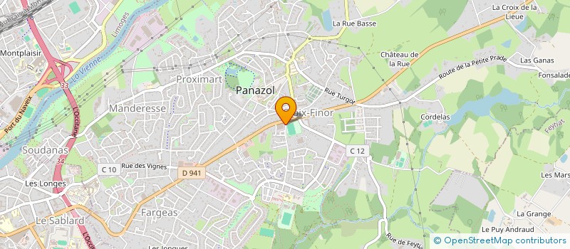 localisation de l'entreprise COMAIL DISTRIBUTION à LIMOGES
