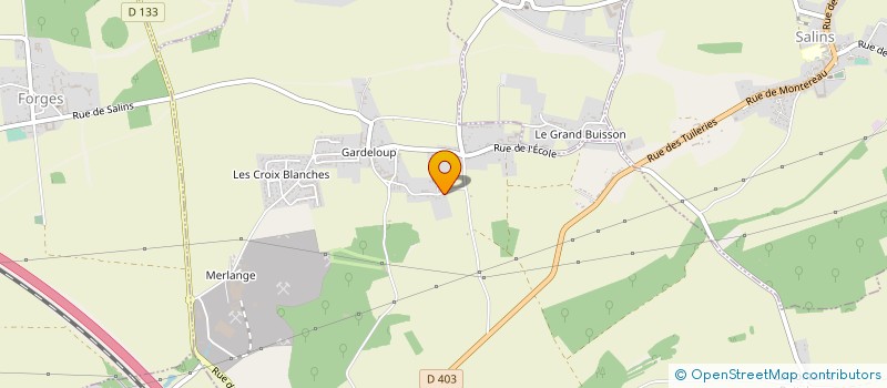 localisation de l'entreprise COMAILLE AUTO  SAINT-GERMAIN-LAVAL